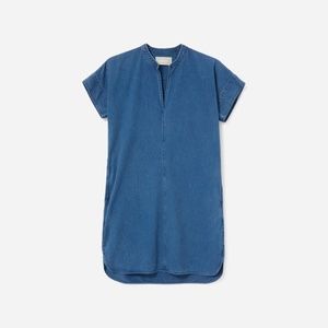 Everlane Splitneck Jean Dress